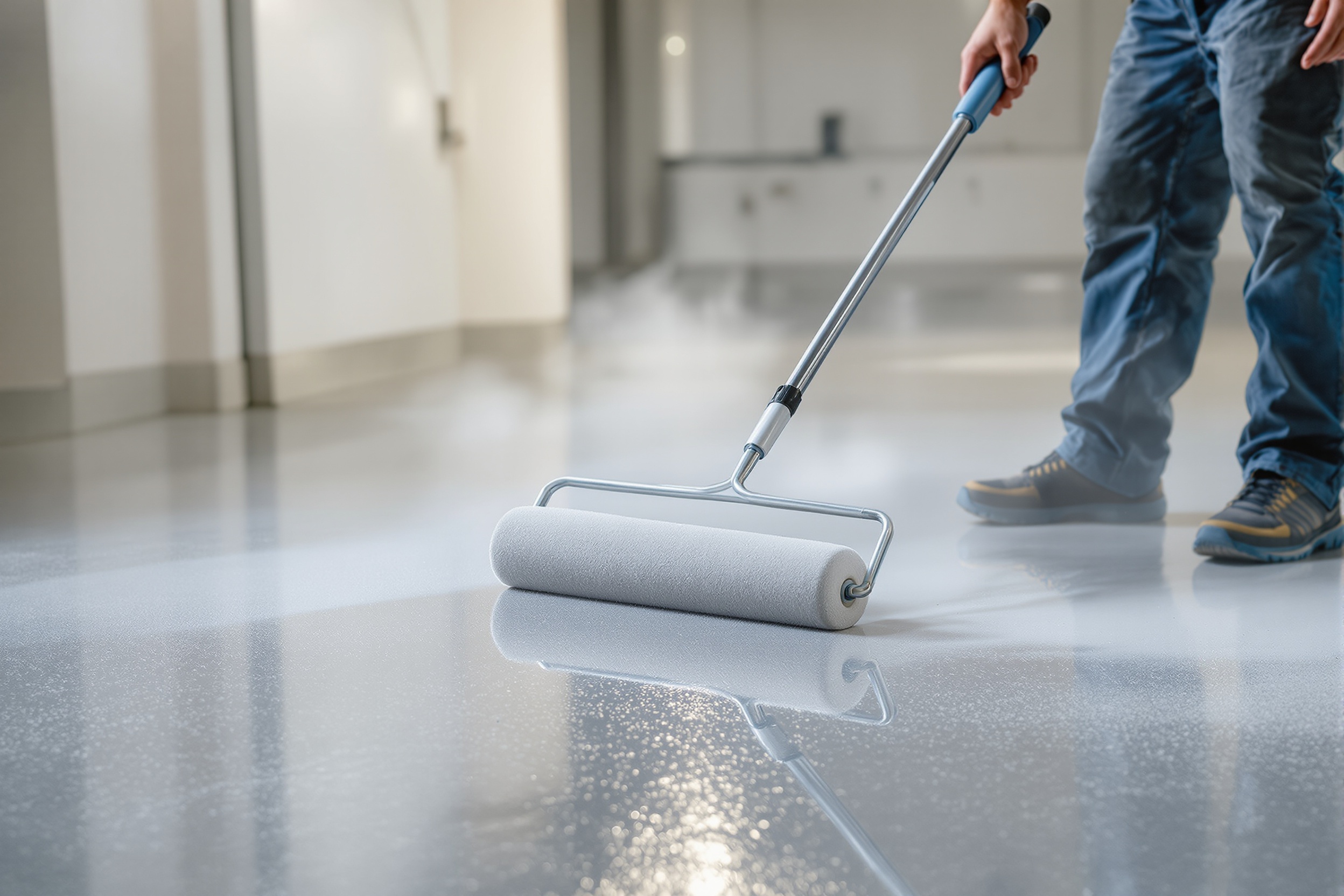 Sellado profesional de piso de concreto en Hermosillo